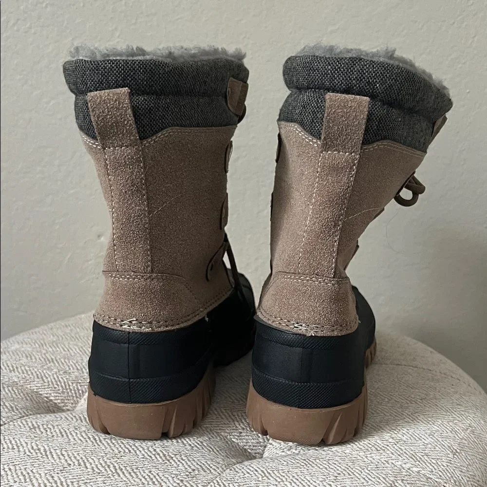 NWOT Mishansha Women's Water Resistant Mid Calf Winter Booties in Size 7